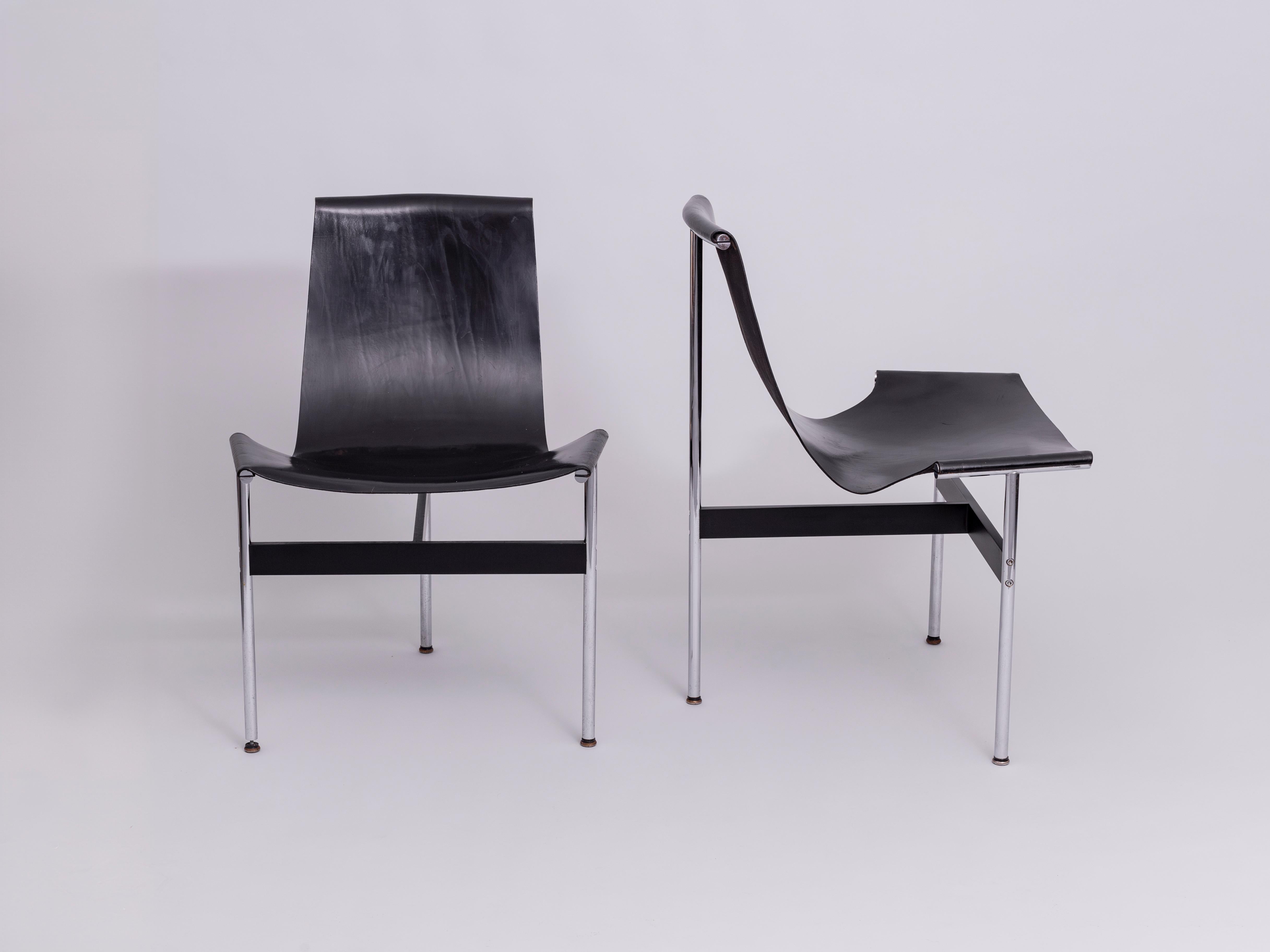 Mid-Century Modern 1950s William Katavolos, Ross Littell, and Douglas Kelley 'T' Chairs For Sale