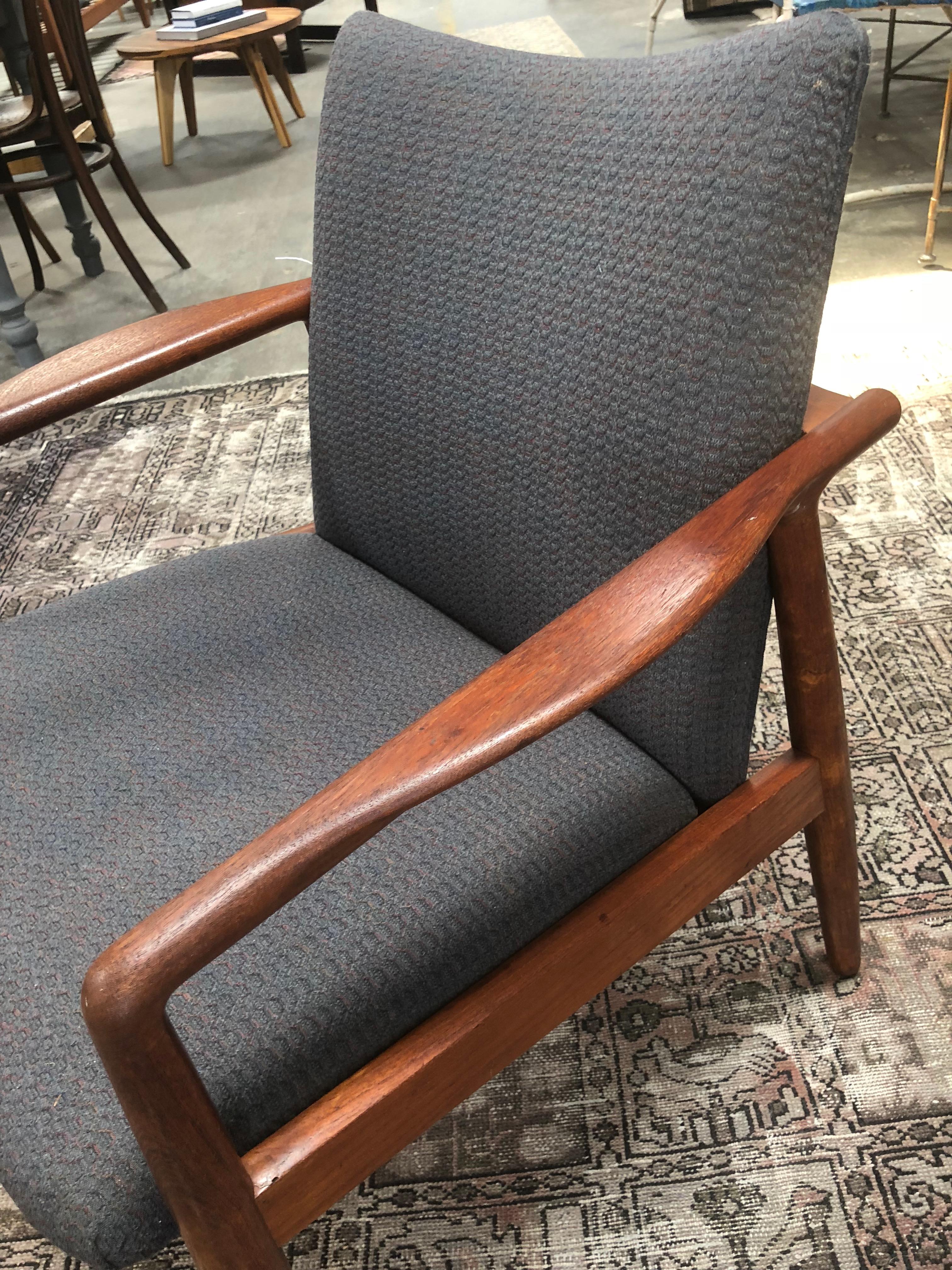 Mid-Century Modern 1950s William Watting Rosewood Armchair, Made in Denmark