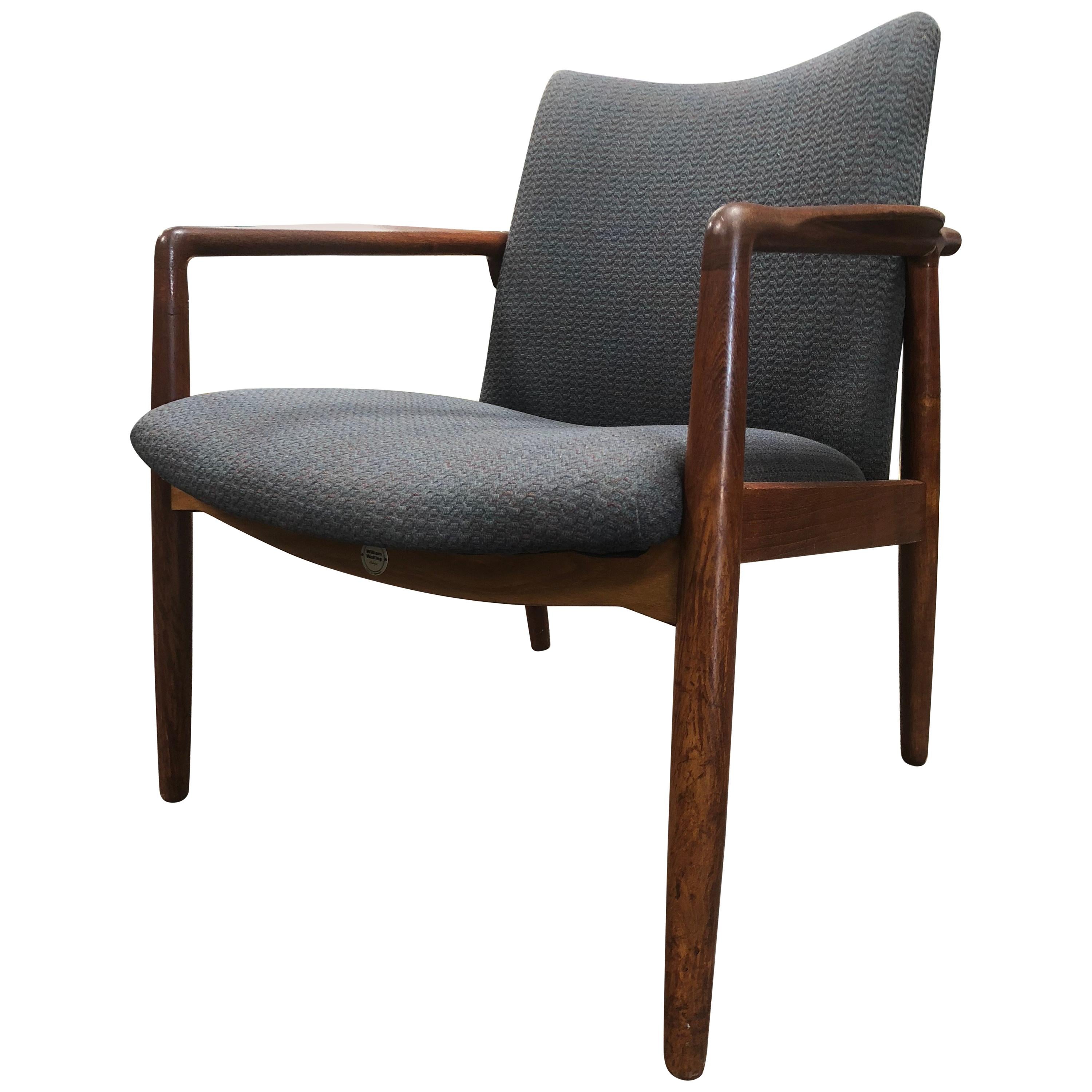 1950s William Watting Rosewood Armchair, Made in Denmark