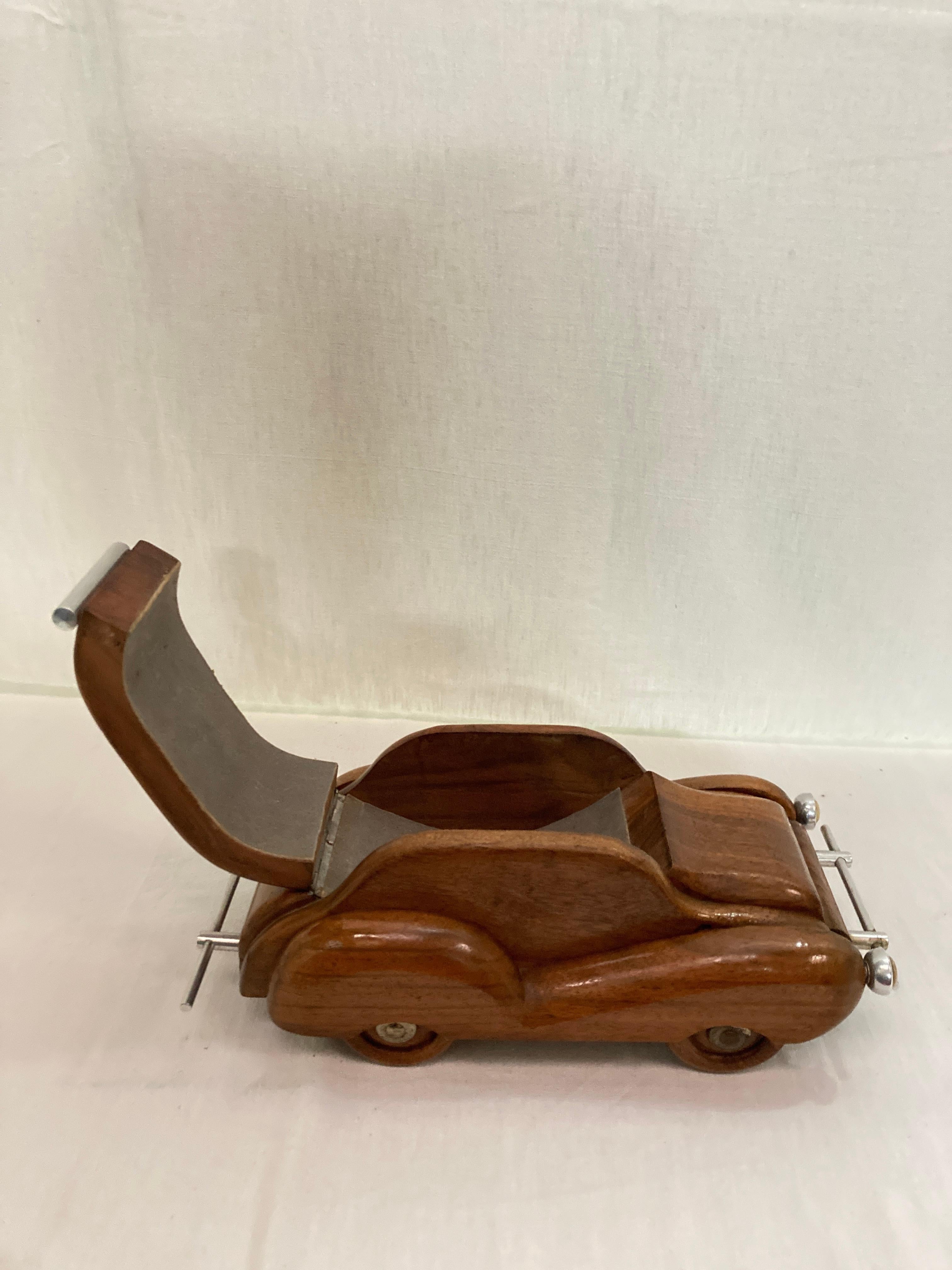 Mid-20th Century 1950's wood Car boxe  For Sale