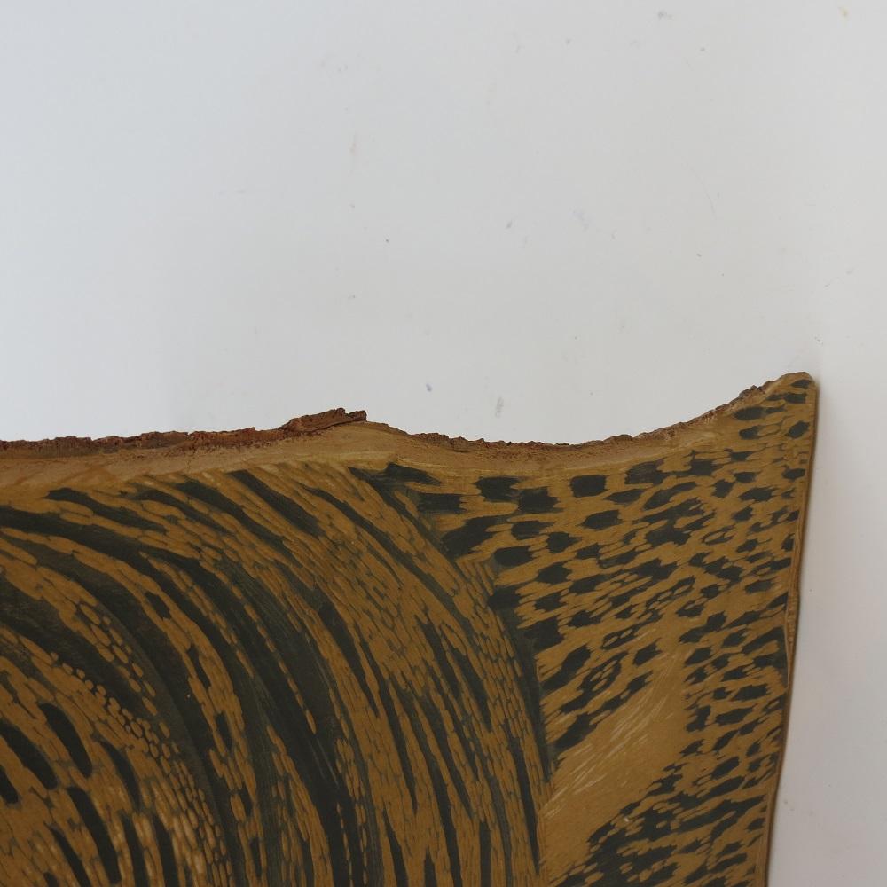 1950s  Woodcut Carved Print Block 