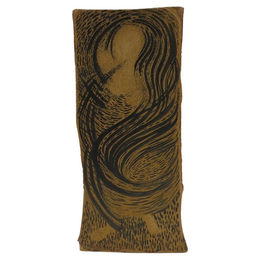 1950s  Woodcut Carved Print Block "The Good Shepherd" Pauline Jacobsen For Sale