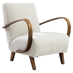 1950s Wooden Armchair by J. Halabala