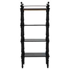 Vintage 1950s Wooden Etagere, Czechoslovakia