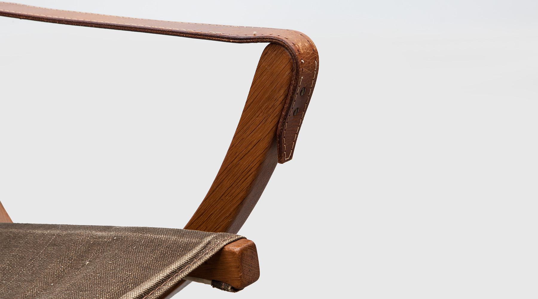 1950s Wooden Safari Chair by Poul Hundevad 2