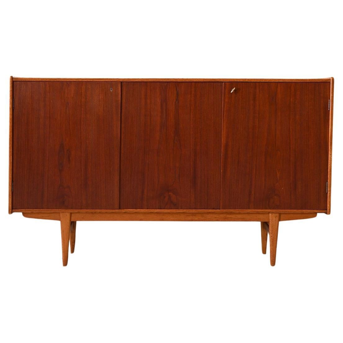 1950s wooden sideboard For Sale