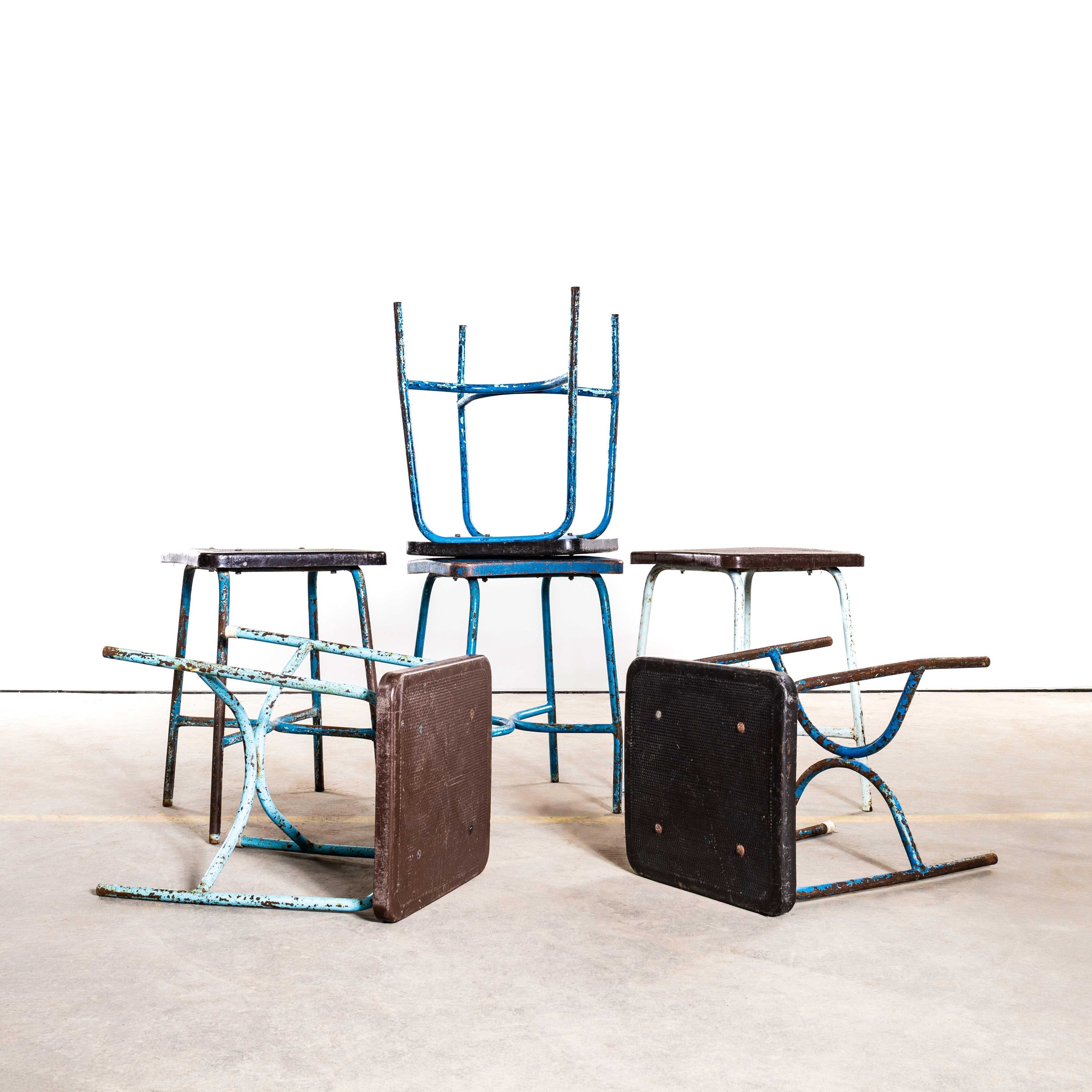 1950's Workshop Stools Original Bakelite Seats For Sale 1