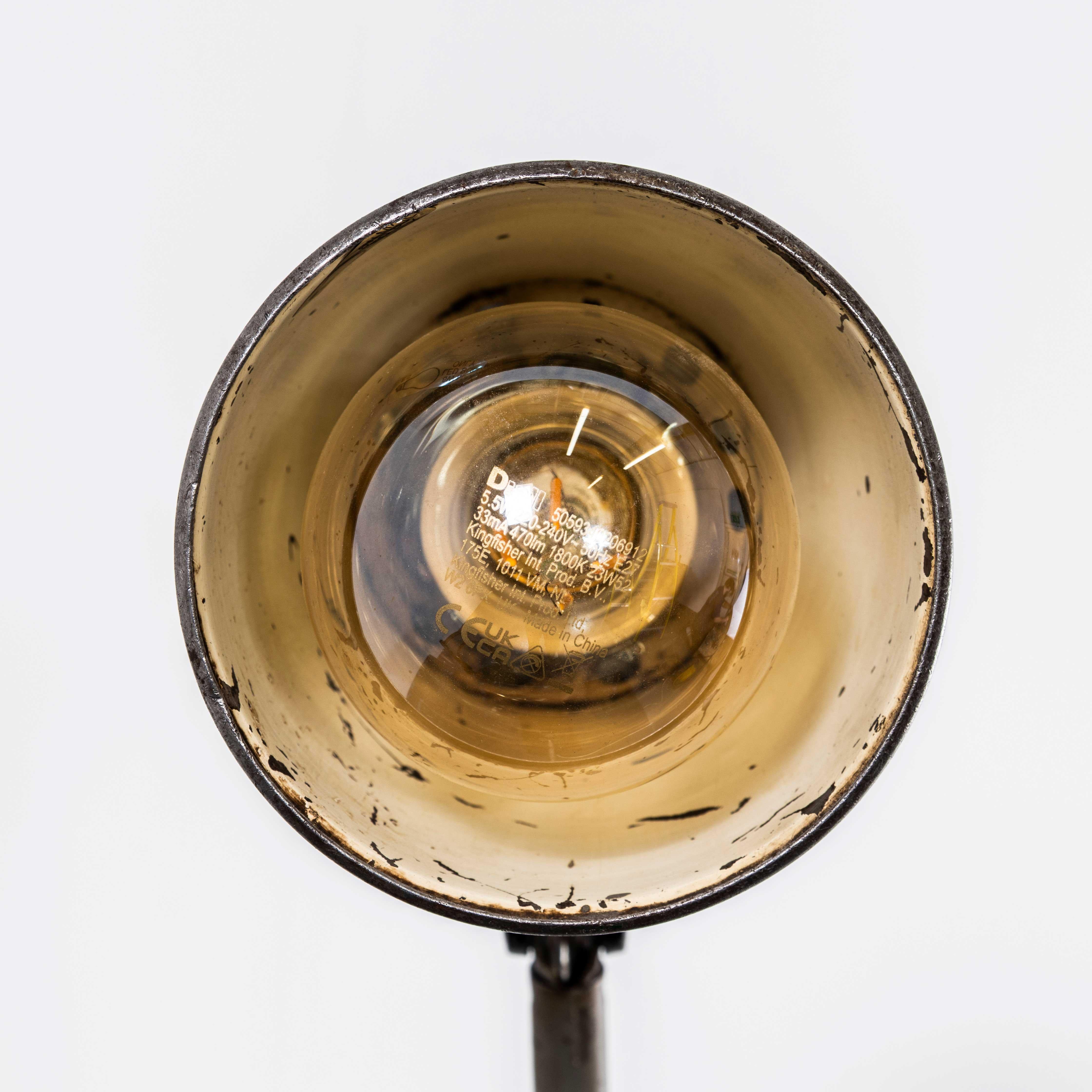 Aluminum 1950's Workshop Task Lamp BHI Lo-Vo-Lite For Sale