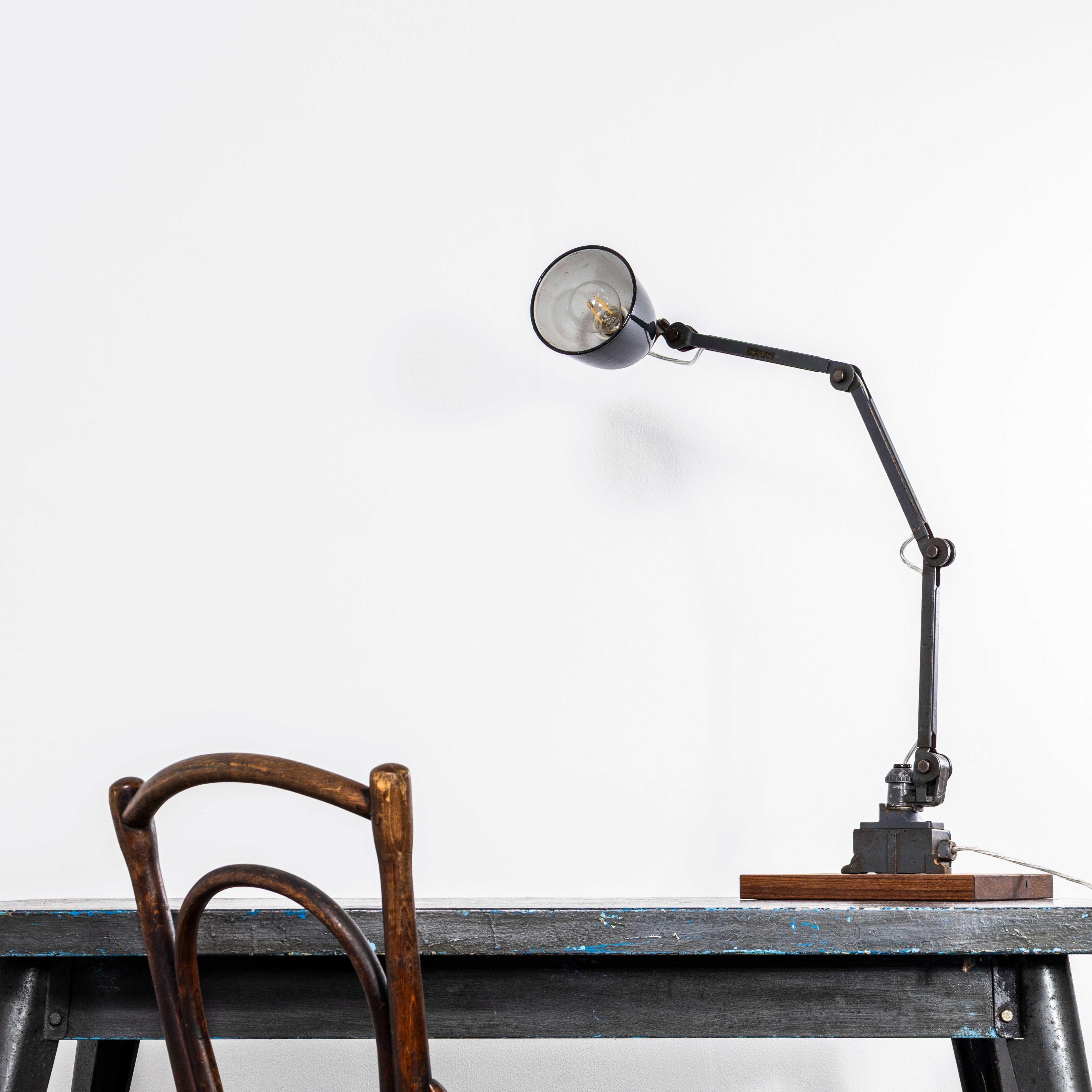 1950's Workshop Task Lamp By EDL For Sale 4
