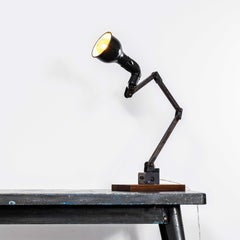Lampe de travail d'atelier des années 1950 par Mek Elek