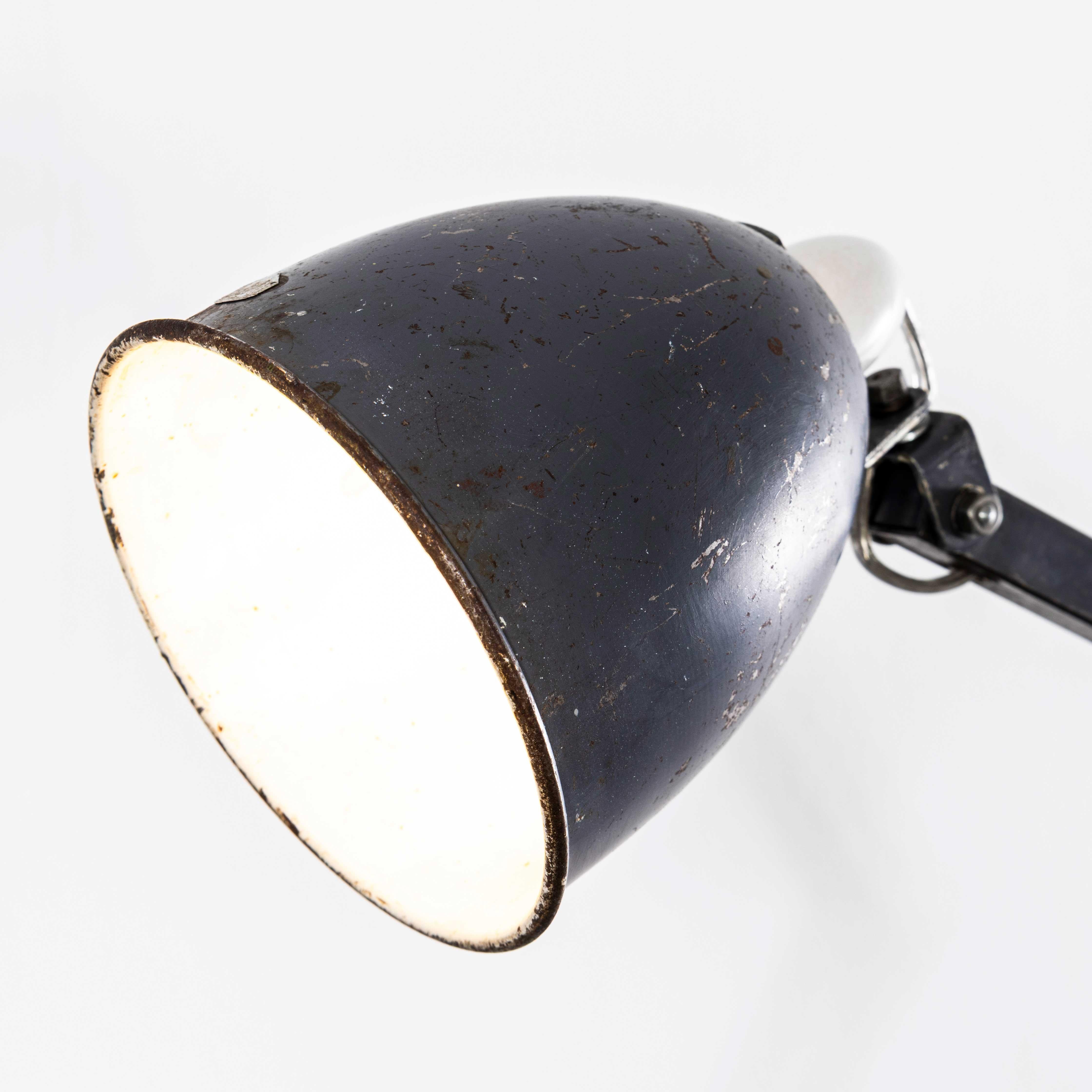 Aluminum 1950's Workshop Task Lamp By Memlite For Sale