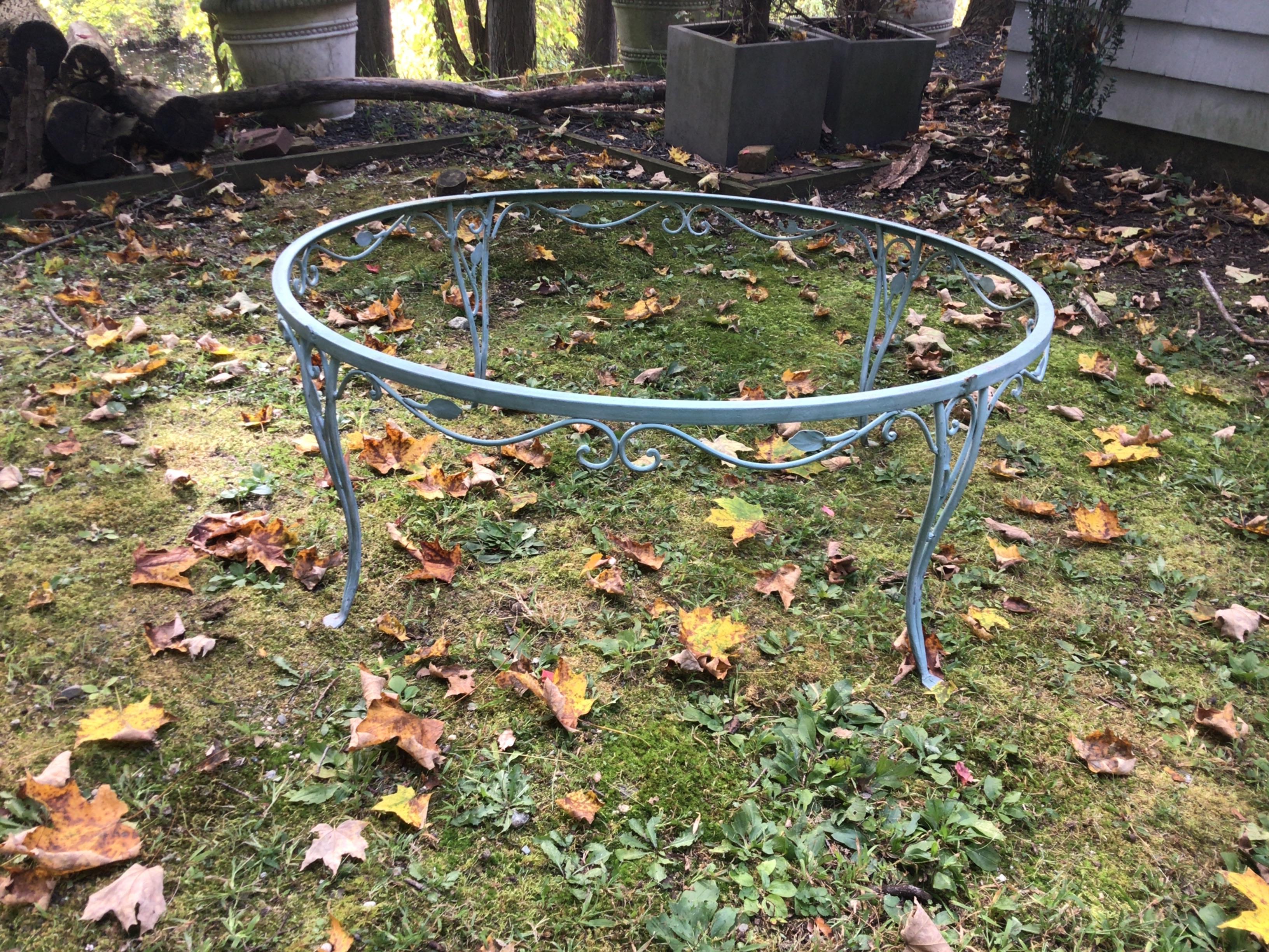Fer forgé des années 1950  Canapé courbé Garden Set en vente 4