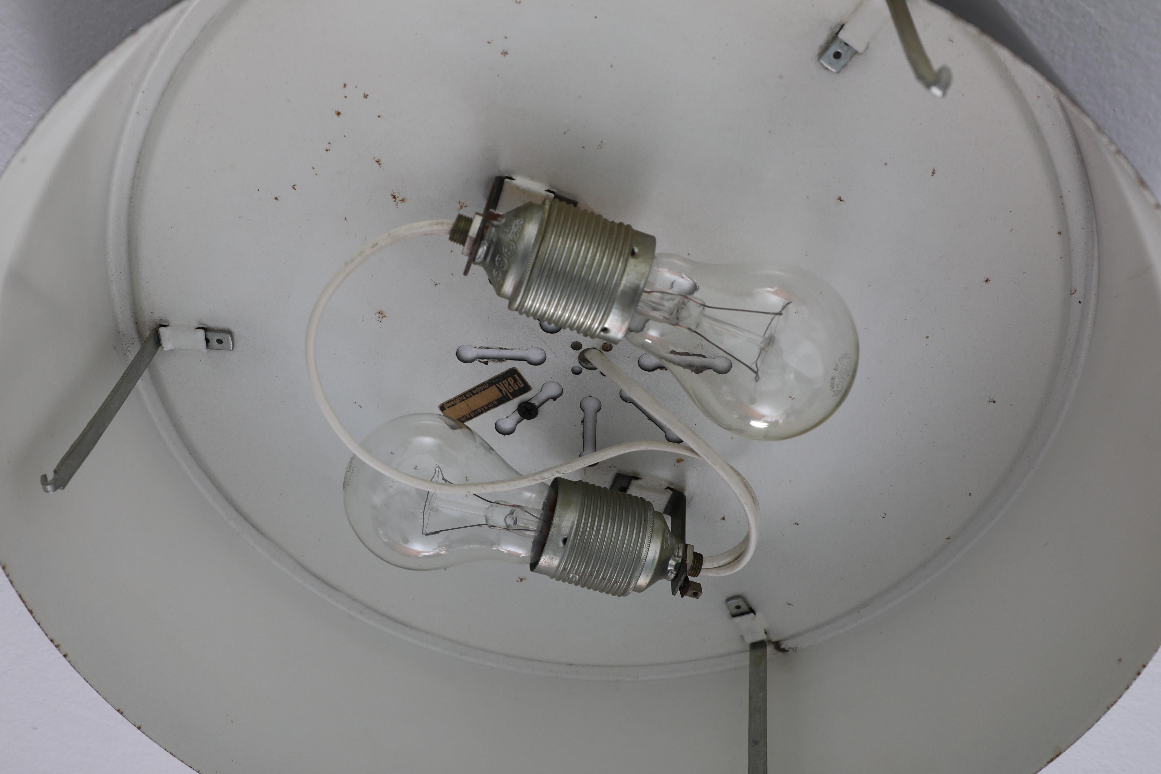 Lampe à encastrer noire et blanche des années 50 RAAK R-28/P Shards en vente 4