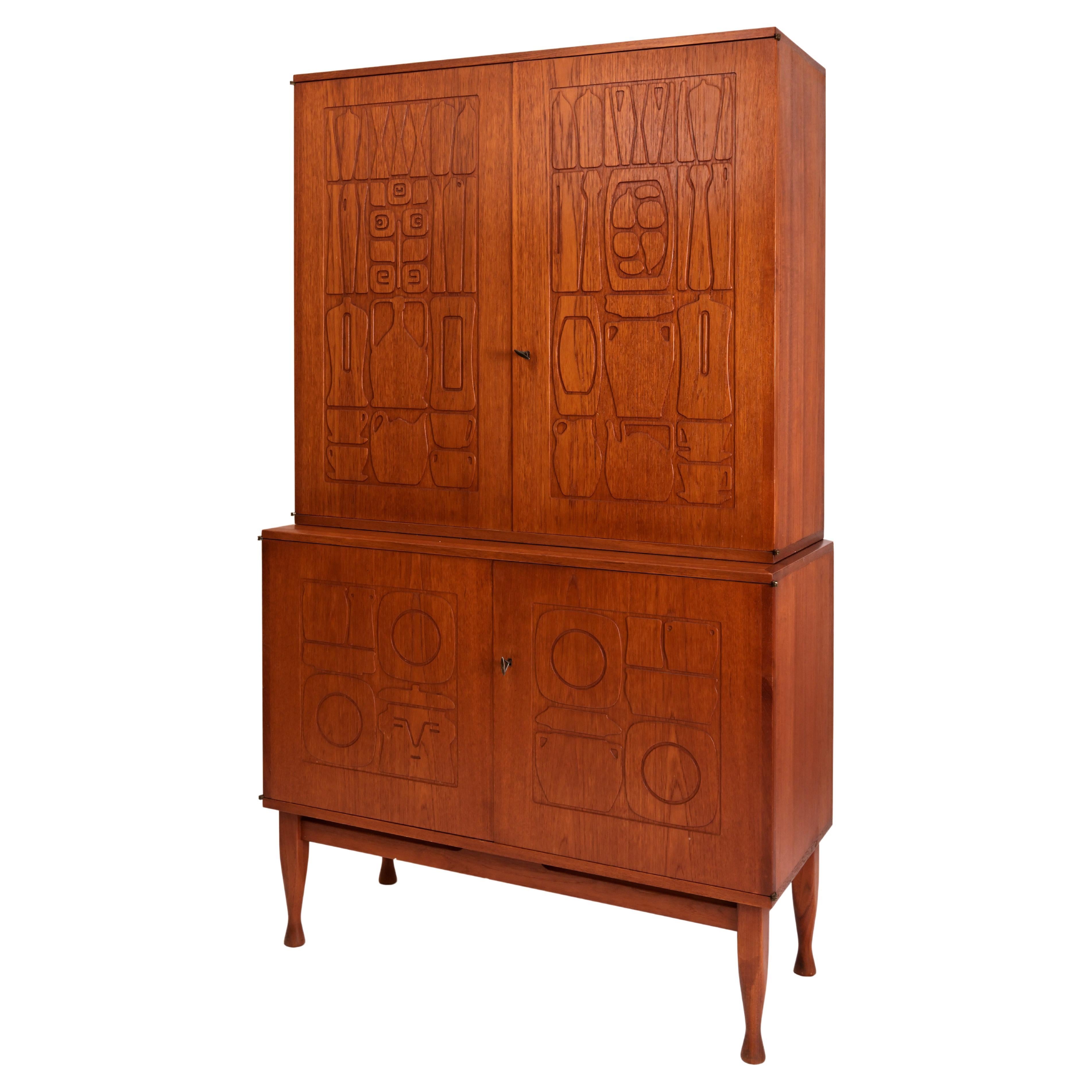 1950s Yngve Ekstrom "Krus" Cabinet For Sale