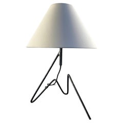 1950s Zoomorph Wrought Iron Table Lamp in a Style of Jean Royère