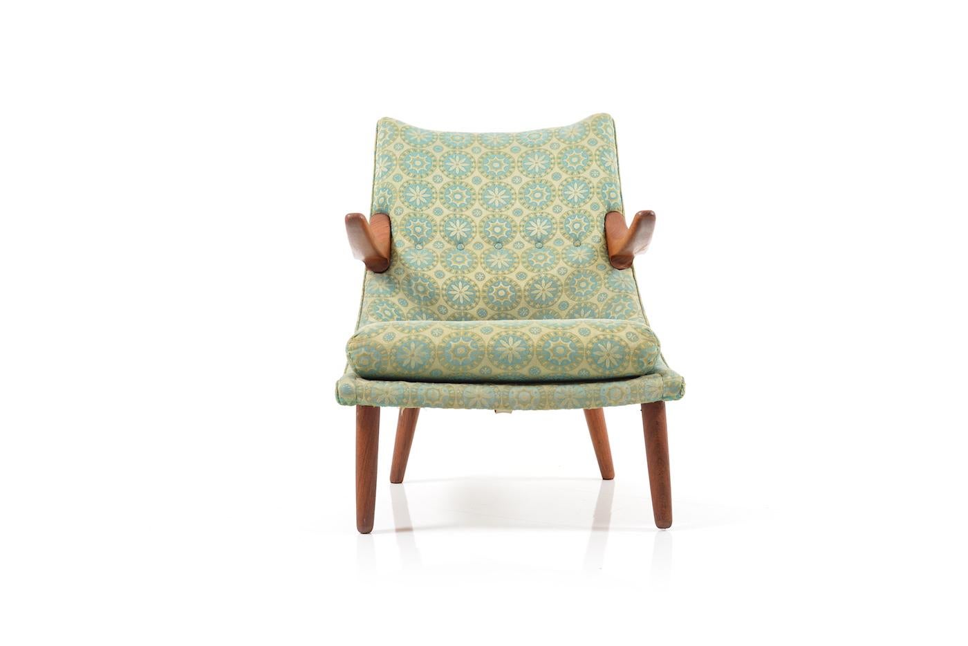 Scandinavian Modern 1950sPrototype Lounge Chair by Danish Designer and Furniture Maker Svend Skipper For Sale