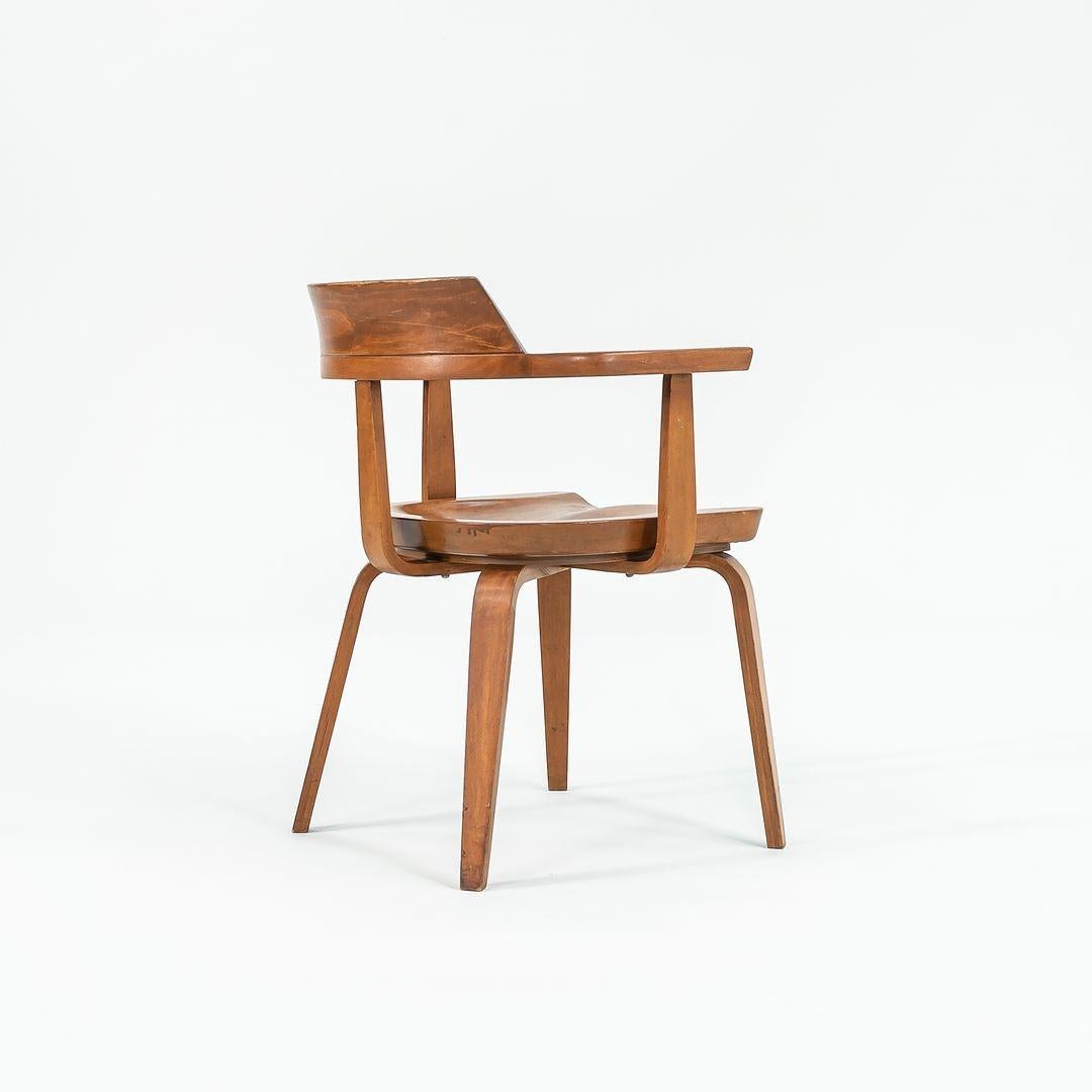 Fauteuil de salle à manger Bauhaus W199 conçu par Walter Gropius et Ben Thompson, 1951 en vente 5