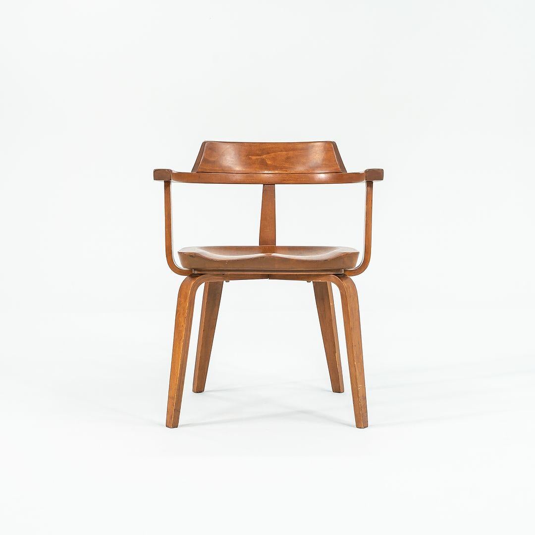 Autrichien Fauteuil de salle à manger Bauhaus W199 conçu par Walter Gropius et Ben Thompson, 1951 en vente