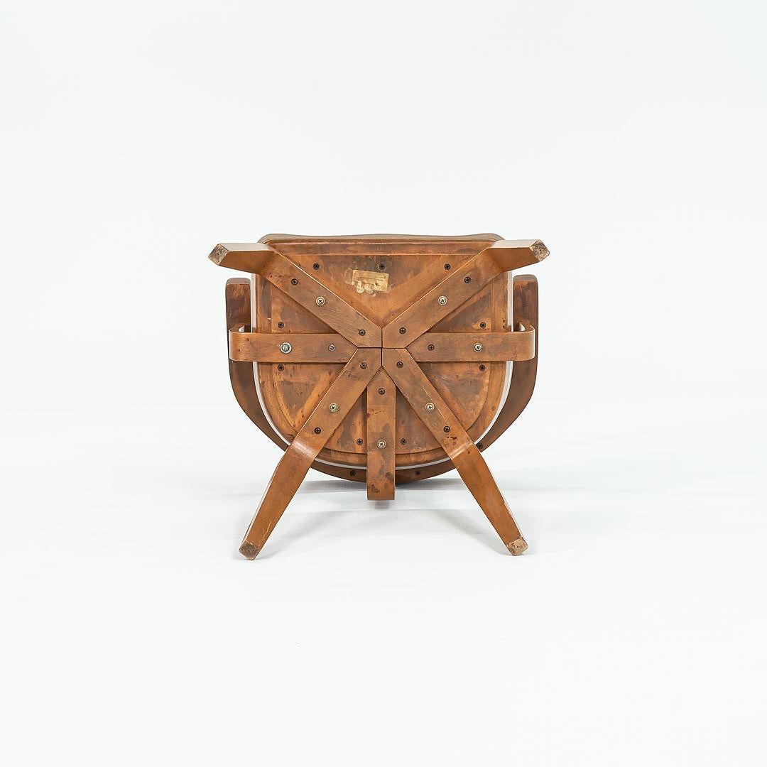 Bouleau Fauteuil de salle à manger Bauhaus W199 conçu par Walter Gropius et Ben Thompson, 1951 en vente