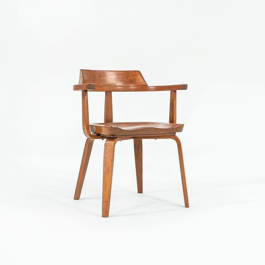 Fauteuil de salle à manger Bauhaus W199 conçu par Walter Gropius et Ben Thompson, 1951 en vente 1