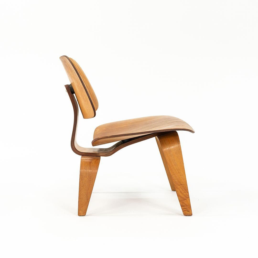 1951 Early Pair of Eames LCW Lounge Chairs in Calico Ash for Evans Herman Miller 3