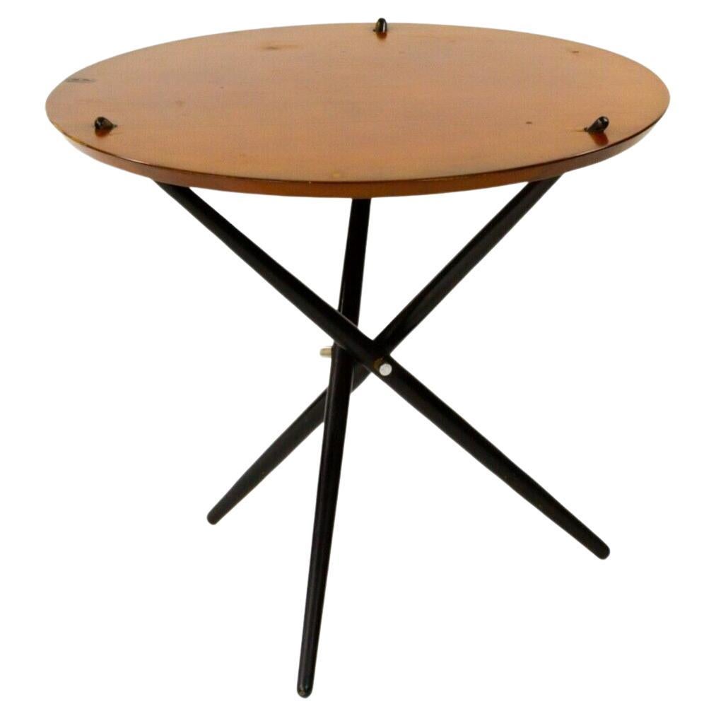 1951 Hans Bellman Small Tripod Table for Knoll Associates No. 103 with 24 in Top