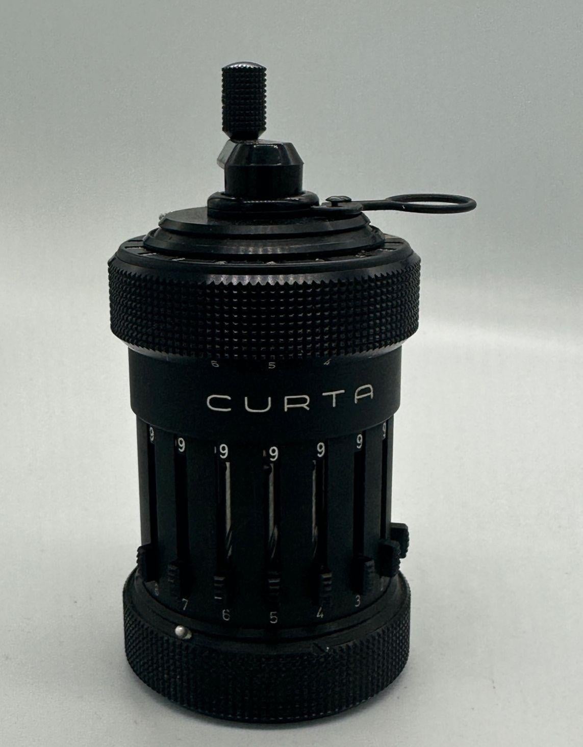 1964 Metal Type I Mechanical Calculator by Curta For Sale 4