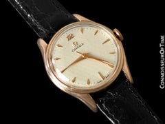 1951 OMEGA Classic Large Vintage Mens 18K Rose Gold Plated Watch
