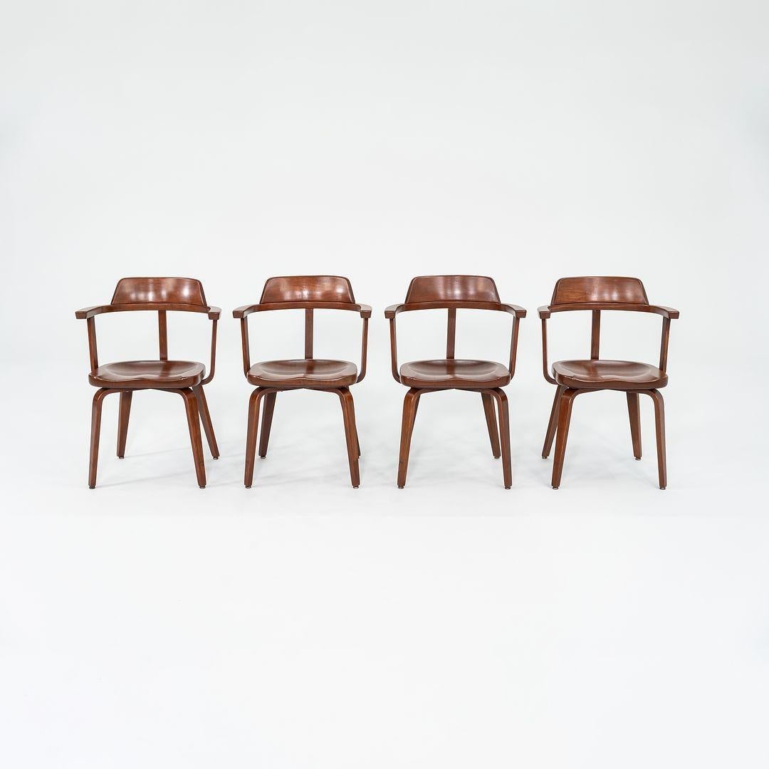 1951 Set di quattro poltrone da pranzo W199 di Walter Gropius e Ben Thompson in vendita 5
