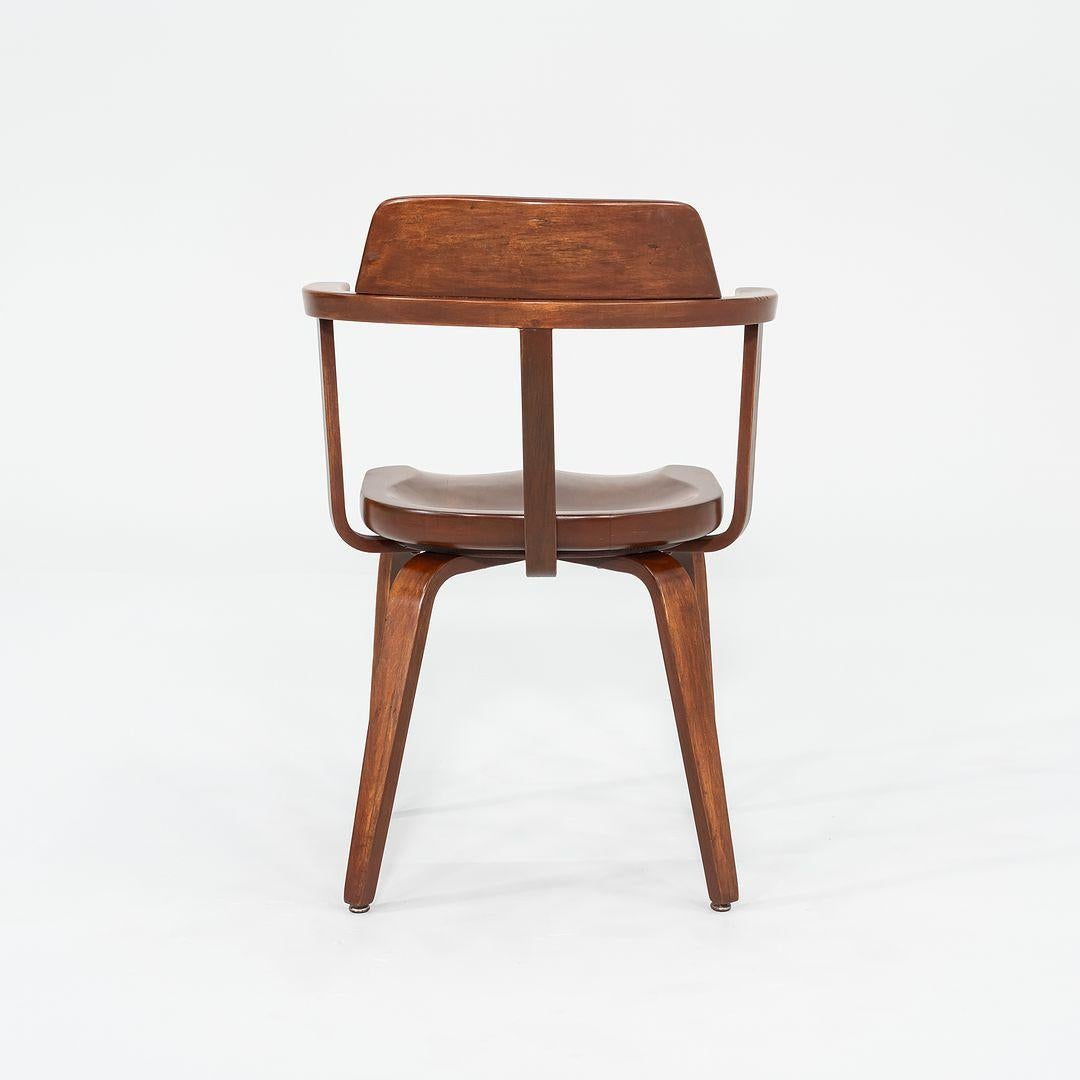 1951 Set di quattro poltrone da pranzo W199 di Walter Gropius e Ben Thompson in vendita 2