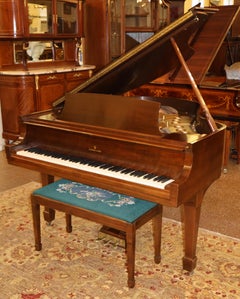 1951 Steinway Walnut Model M Baby Grand Piano 5'7" 334664
