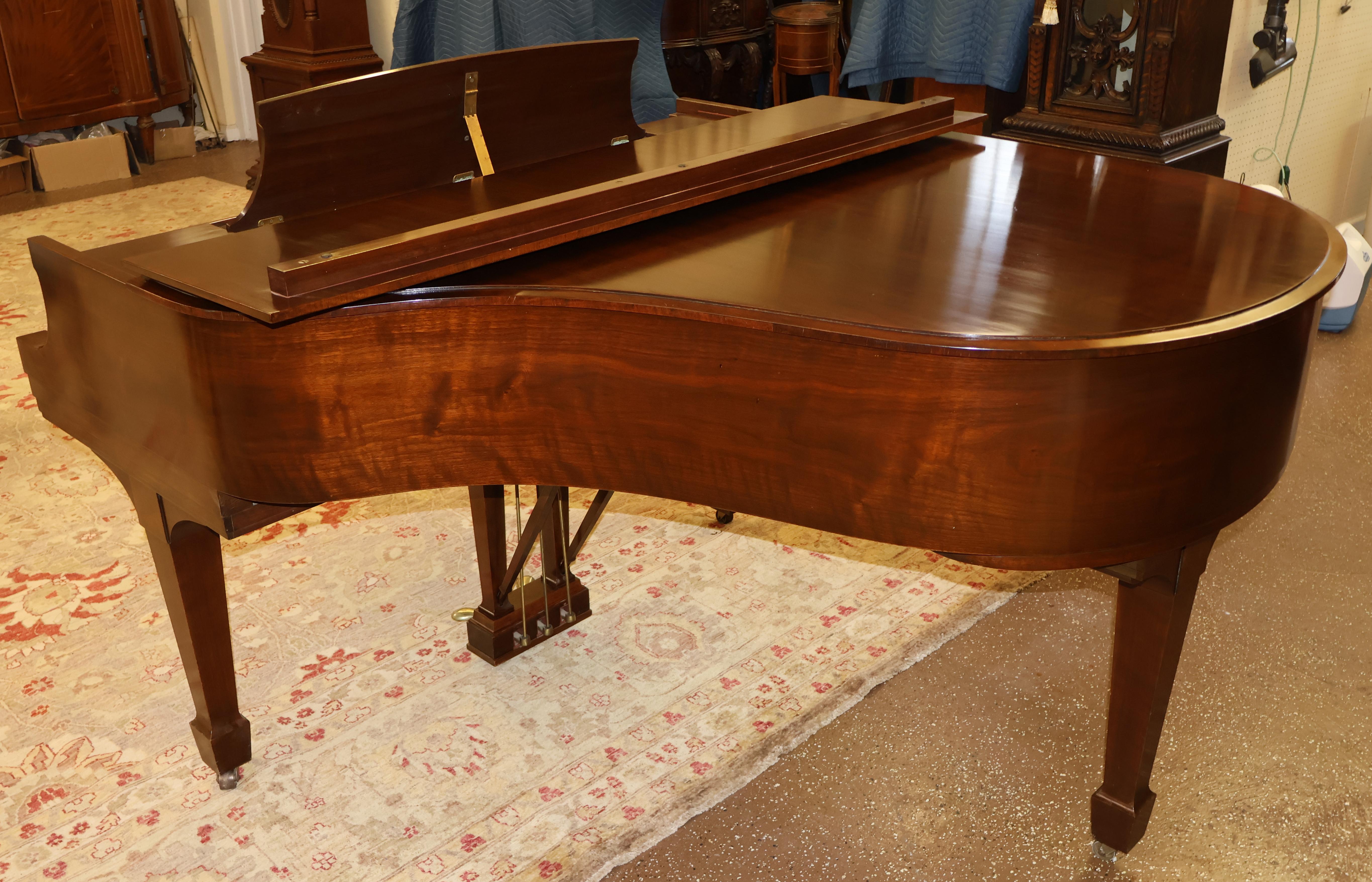 1951 Steinway Walnut Model M Baby Grand Piano 5'7
