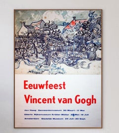 Affiche vintage d'origine Vincent Van Gogh - Amsterdam Eeuwfeest - 1951