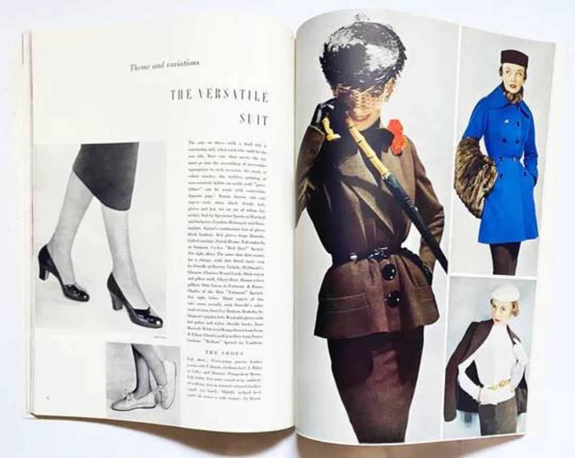 1951 Britische VOGUE Magazine Weihnachts- und Neujahrsausgabe des Magazins im Angebot 1