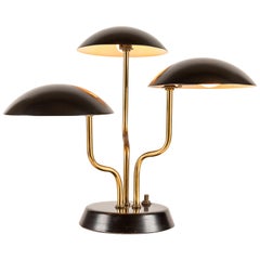 1952 Gino Sarfatti 3-Shade Table Lamp for Arteluce