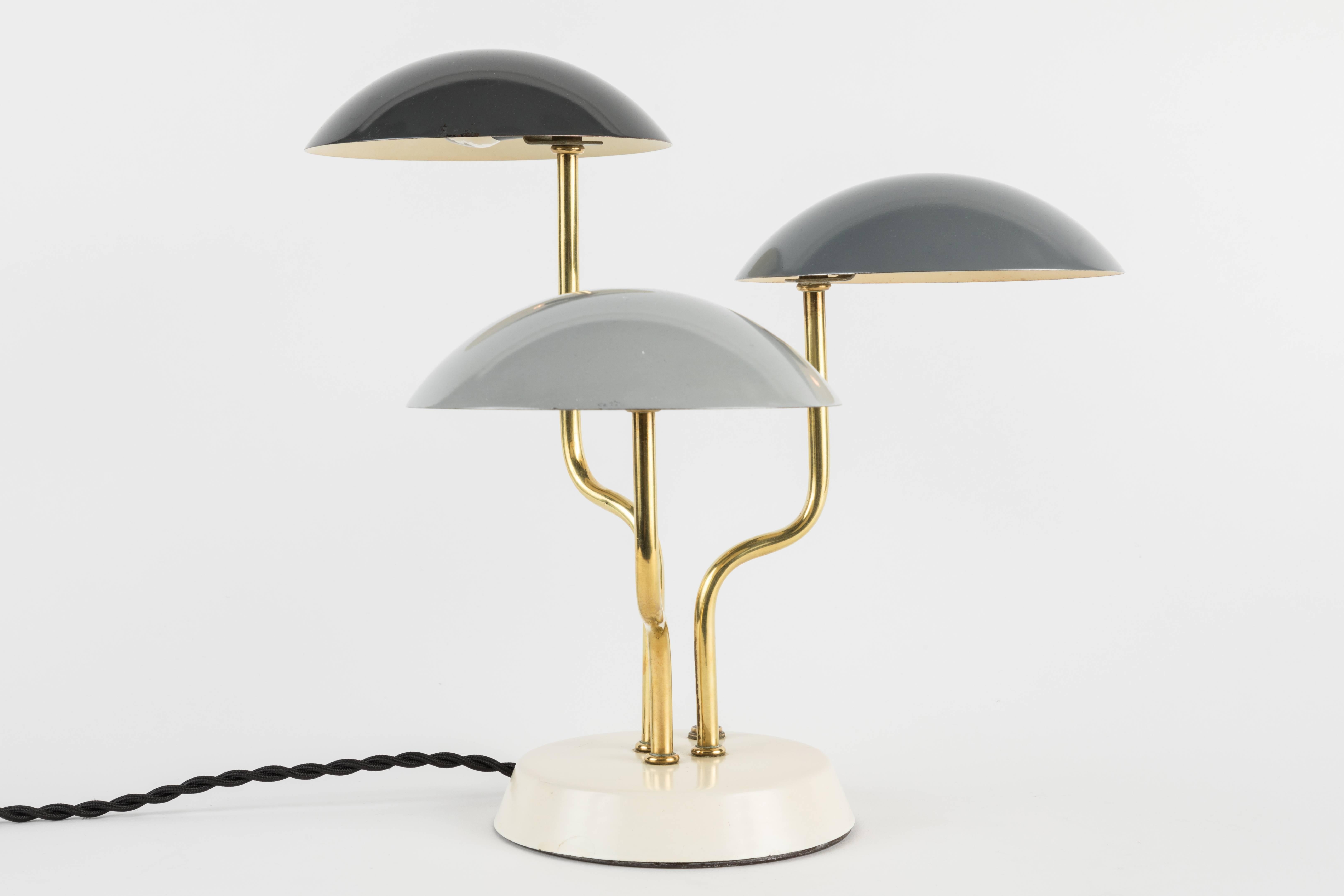 1952 Gino Sarfatti Tri-Color Table Lamp for Arteluce 3