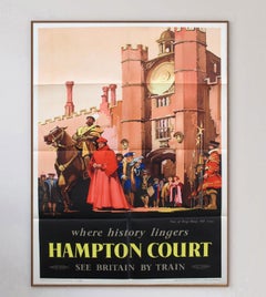 1952 Hampton Court - British Railways Original Vintage Poster