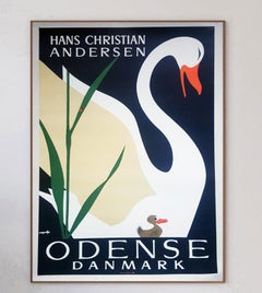1952 Hans Christian Andersen, Odense Denmark Original Vintage Poster