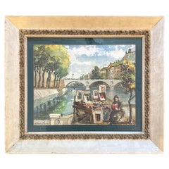1952 La Charette Aux Fleurs Robert Chase Gemälde