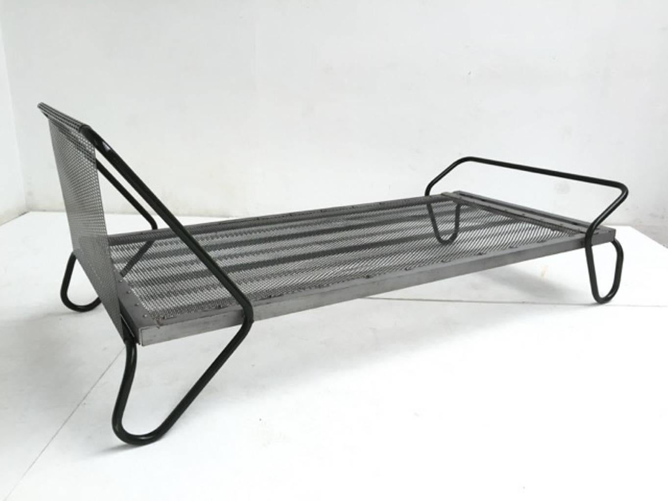 Fabric 1952 'Miami' Daybed by Jacques Hitier for the Famous 'Antony' Building, Paris