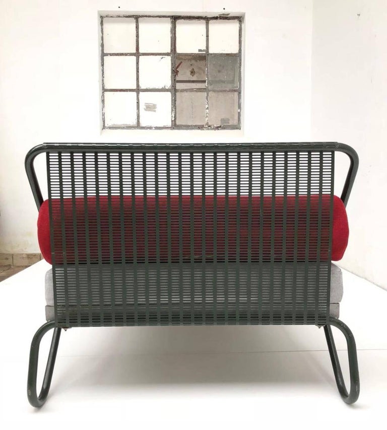 Fabric 1952 'Miami' Daybed by Jacques Hitier for the Famous 'Antony' Building, Paris