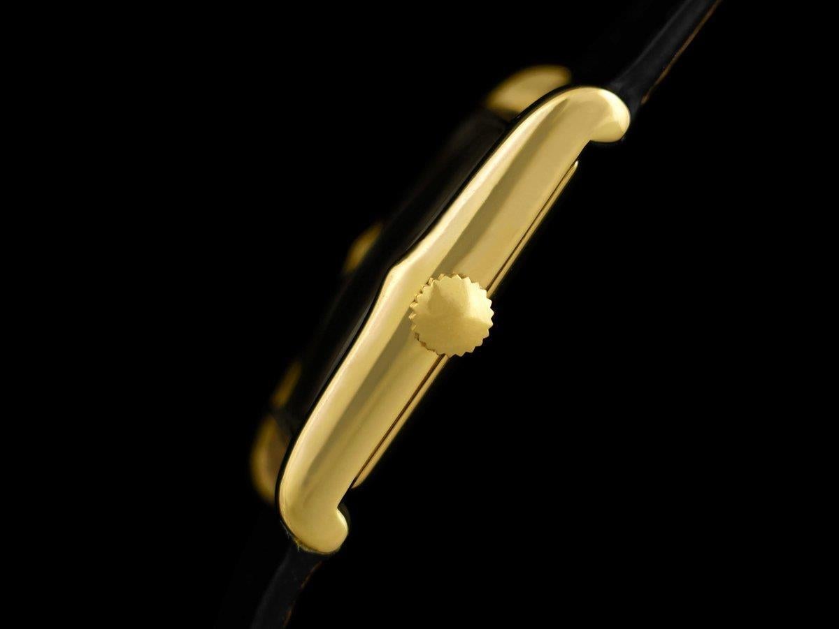 1952 PATEK PHILIPPE Herrenuhr „Pagoda“ Serpico Y Laino - Original mit Papieren im Angebot 1