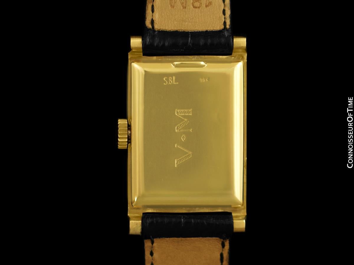 1952 PATEK PHILIPPE Herrenuhr „Pagoda“ Serpico Y Laino - Original mit Papieren im Angebot 3