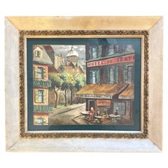 1952 Petit Cafe Robert The Chase Peinture