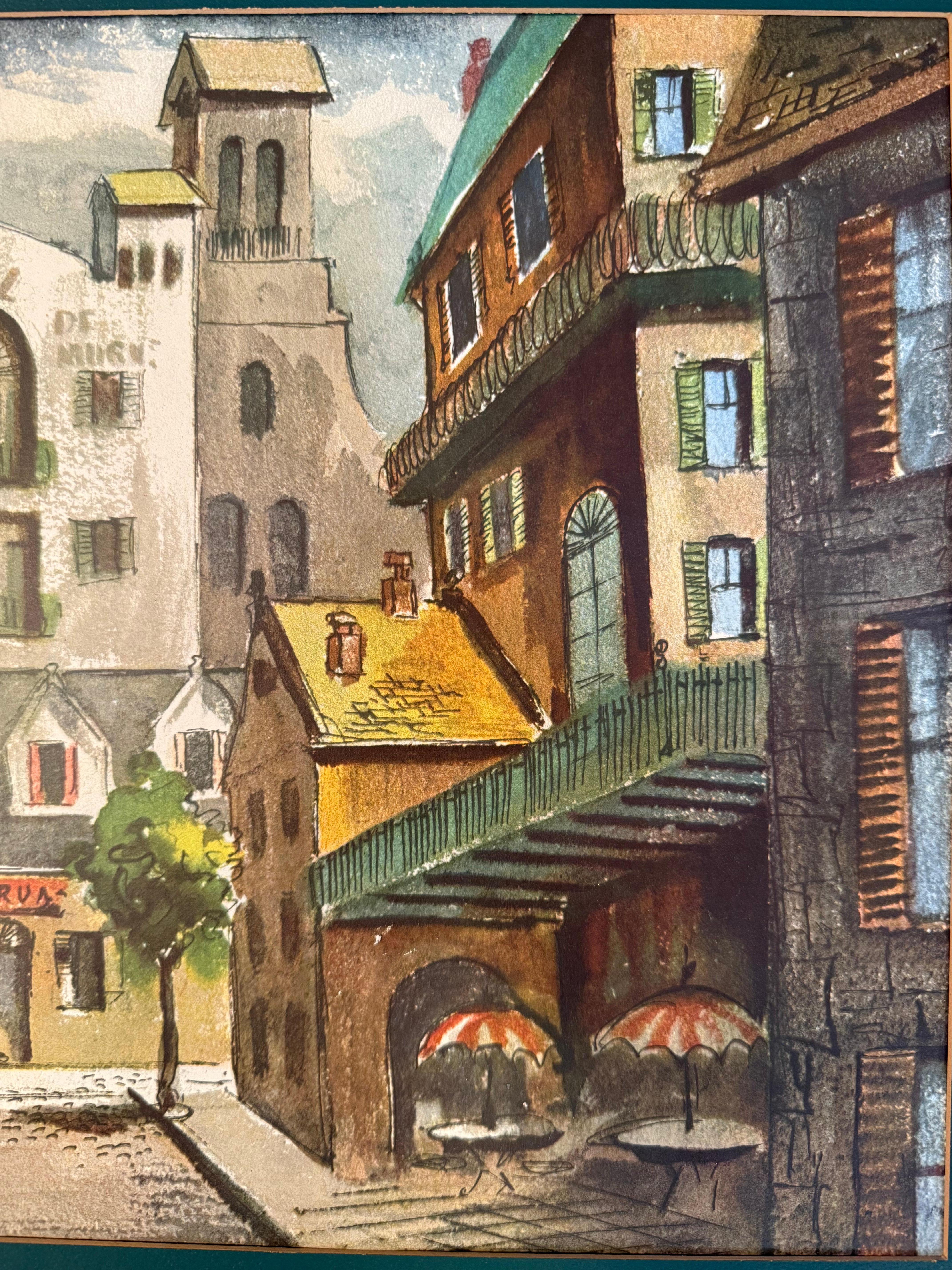 American 1952 Robert Chase La Rue Tranquille Painting For Sale