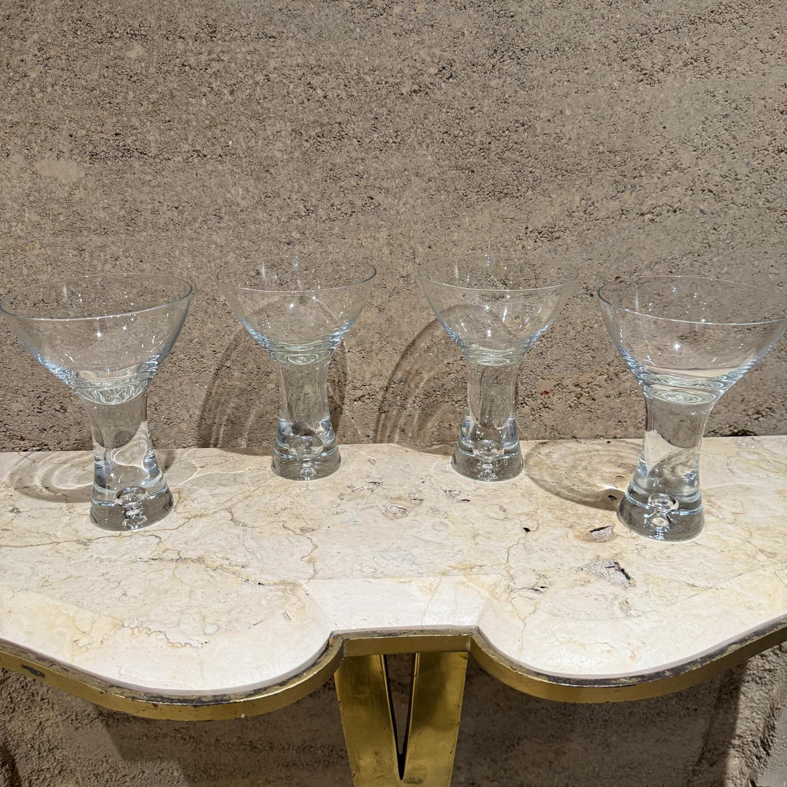 1952 Tapio Wirkkala Iittala Cuatro copas de cóctel Finlandia en venta 1