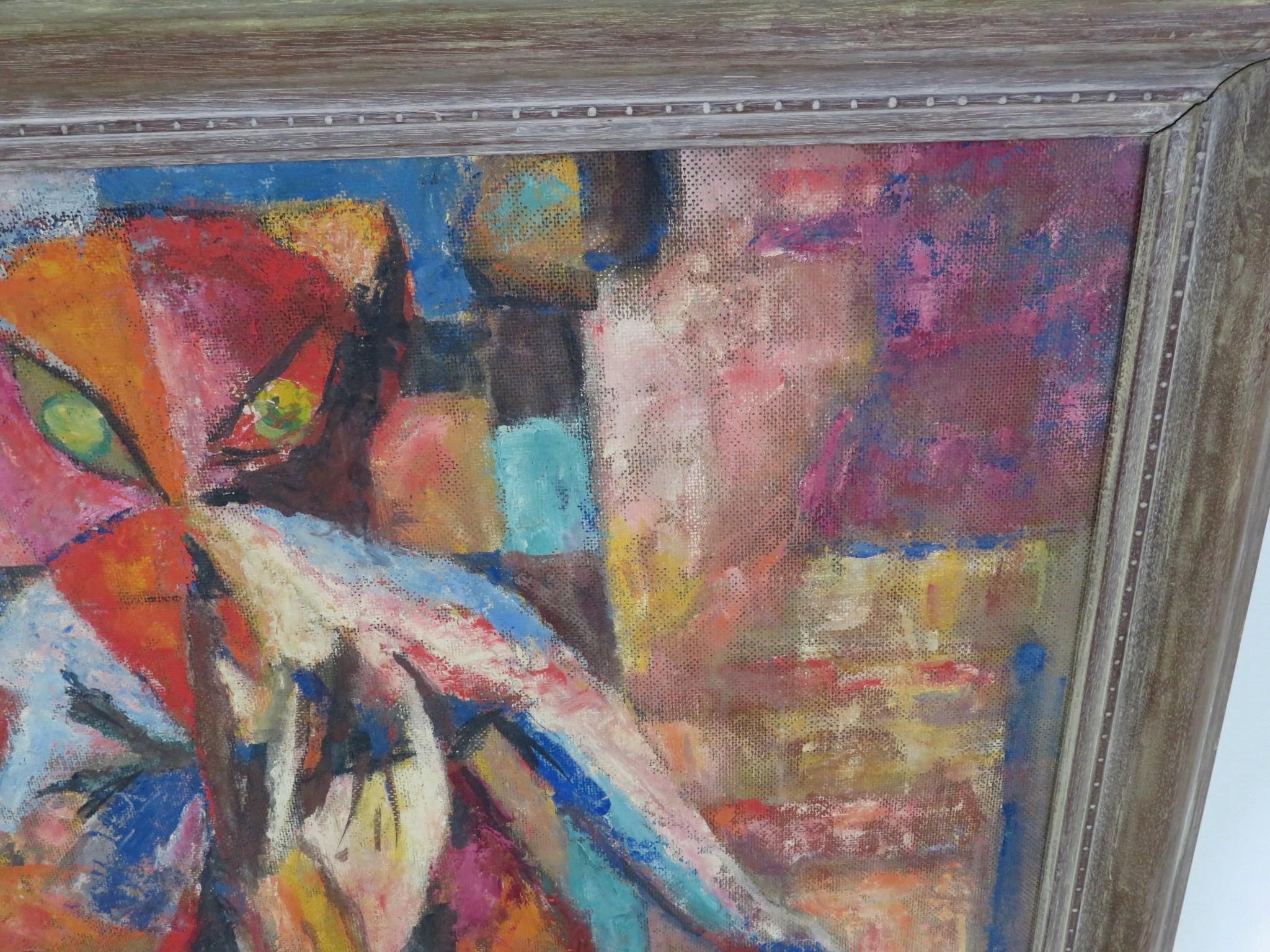 Americano 1953 Francis Jennings Pittura moderna del medio secolo 
