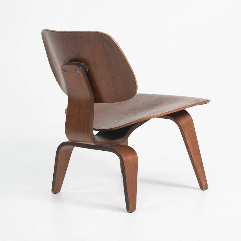 1953 Herman Miller Eames LCW Lounge Chair in Walnut w/ Provenance en vente 3