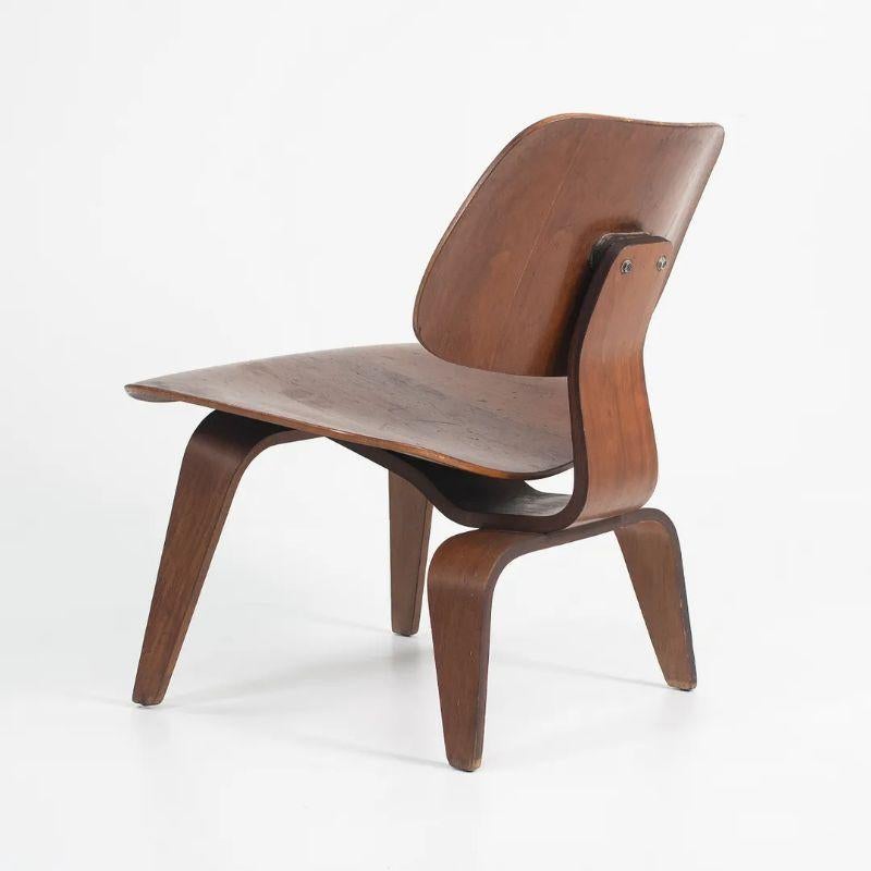 1953 Herman Miller Eames LCW Lounge Chair in Walnut w/ Provenance en vente 1