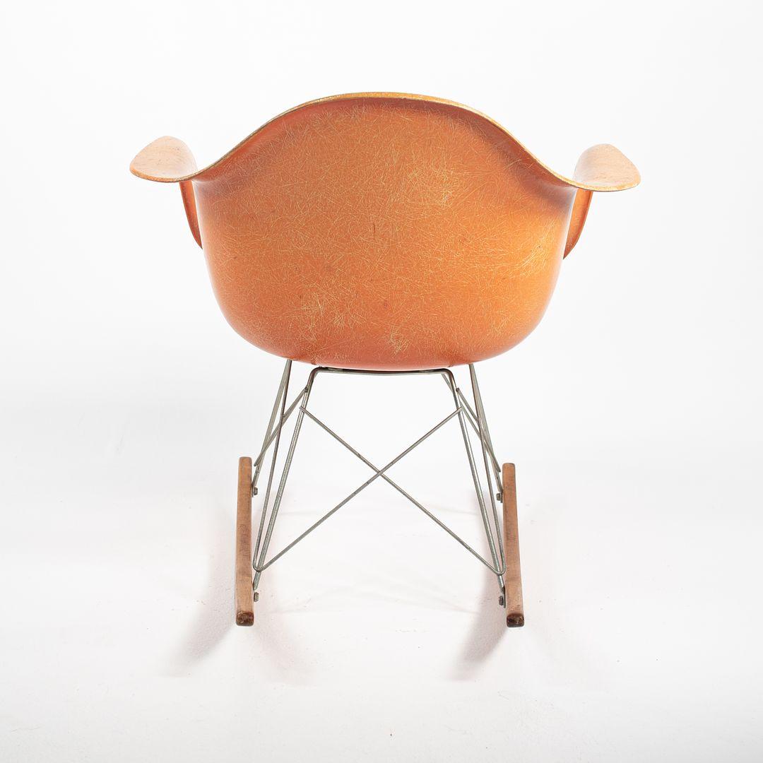 1953 Herman Miller Eames RAR Rocking Fiberglass Arm Chair w/ Shock Mounts For Sale 4